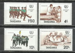 8527Q- MNH** AFRICA SERIE COMPLETA TANZANIA 1986 COLONIA INGLESA 266P/266S - Tansania (1964-...)