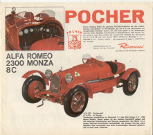 Catalogue POCHER 1970 Automodels Scale 1:8, Cannons 1:20, Trains HO 1:87 - Alemania