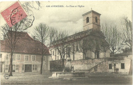 Les Avenieres La Place Et L Eglise - Les Avenières