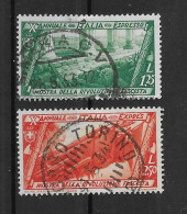 Italien 1932 Flugpost-Eilmarken Mi.Nr. 433/34 Gestempelt - Used