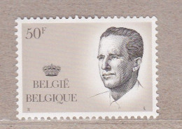 1984 Nr 2127P5a** Postfris:epacar Papier.Koning Boudewijn,type Velghe. - 1981-1990 Velghe