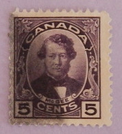 CANADA YT 126 OBLITÉRÉ "D ARCY MCGEE" ANNÉE 1927 - Used Stamps