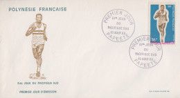 Enveloppe  FDC  1er  Jour   POLYNESIE    3émes   Jeux   Du   Pacifique   Sud   1969 - FDC