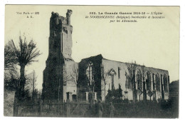 Noordschote  Lo-Reninge  L'Eglise De Noordschote Bombardée Et Incendiée Par Les Allemands  EERSTE WERELDOORLOG - Lo-Reninge