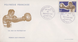 Enveloppe  FDC  1er  Jour   POLYNESIE    3émes   Jeux   Du   Pacifique   Sud   1969 - FDC
