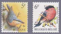 1988 Nr 2294-95** VOGELS:BOOMKLEVER & GOUDVINK.P6a:WITTE GOM. - Unused Stamps