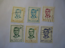 IRAN USED   5 STAMPS  SULTAN - Iran