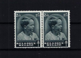 België N°446/446-V1 (haartje In U-vorm Op Voorhoofd) MNH ** POSTFRIS ZONDER SCHARNIER COB € 81,50 SUPERBE - 1931-1960