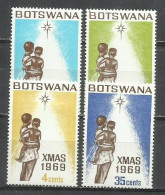 8530H-SERIE COMPLETA AFRICA BOTSWANA 1969 Nº 206/209 NUEVOS * - Botswana (1966-...)