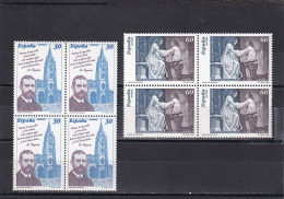 España Nº 3456 Al 3457 En Bloque De Cuatro - Unused Stamps