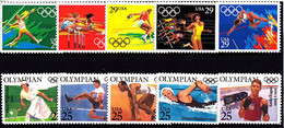 Olympics 1996 - Tennis - Athletics - UNITED STATES - LOT 10v MNH - Verano 1996: Atlanta