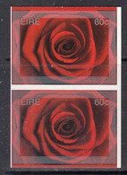 2014 Ireland Love Roses Flowers Self Adhesive  Complete Pair MNH @ BELOW FACE VALUE - Nuevos