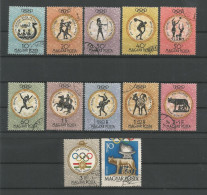 Hungary 1960 Ol. Games Rome Y.T. 1379/1390 (0) - Gebruikt