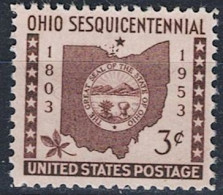 USA -  150 Jahre Staat Ohio (Mi.Nr: 637) 1953 - Postfrisch ** MNH - Nuevos