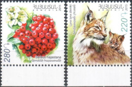 Armenia 2015 "Flora And Fauna Of Armenia" 2v. Quality:100% - Armenien