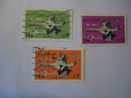 IRAN USED 3 STAMPS AIR   SULTAN - Iran