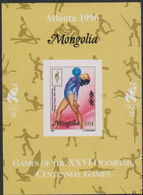 Olympics 1996 - Gymnastics - Basketball - Fencing - MONGOLIA - S/S Imp. MNH - Verano 1996: Atlanta