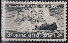 USA -  Vier „unsterblichen Geistlichen“ (Mi.Nr: 568) 1948 - Postfrisch ** MNH - Nuevos