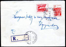 Yugoslavia 1965 - "R" Letter - Cover - Surcharge Stamp - Covers & Documents