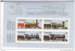 1984 Capex Locomotives Souvenir Sheet MNH - Bloc Feuillet Sc 1039a ** - Ongebruikt