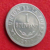 Bolivia 1 Boliviano 2010 Bolivie W ºº - Bolivië