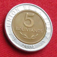 Bolivia 5 Boliviano 2004 Bolivie W ºº - Bolivia