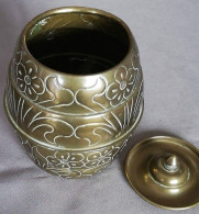 Pot à Tabac Avec Couvercle Amovible - Art Nouveau / Art Deco