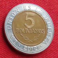 Bolivia 5 Boliviano 2012 Bolivie W ºº - Bolivia