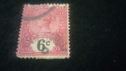 CEYLON- 1880 -69       6 C     VİCTORİA        DAMGALI - Ceylon (...-1947)