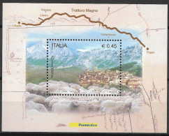 2004 Italien  Mi. Bl. 34**MNH  Traditioneller Viehpfad „Tratturo Magno“ Zwischen Sommer- Und Winterweide In Den Abruzzen - 2001-10: Ungebraucht