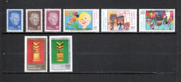 Turquía  1985-86 .-   Y&T  Nº   2488/2490-2491/2493-2496/2497   ** - Unused Stamps