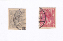 Ongetande Bontkraag Cent En 10 Cent (nvph 82 En 83) Gebruikt - Used Stamps