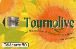 TELECARTE TOURNOLIVE - 50 Unités - REF EN1608 - Chargée 50 Unités - 50 Units