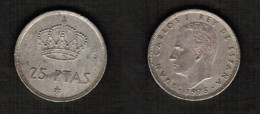 SPAIN   25 PESETAS 1975 (76) (KM # 808) #7773 - 25 Peseta