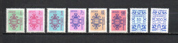 Turquía  1979-86 .-   Y&T  Nº   151/156-180/181   Servicio   **   (a) - Official Stamps