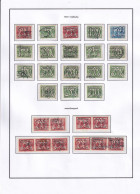 Complete Serie Guilloche Nvph 356/373 Plus Combinaties 356a/356d   Gebruikt - Used Stamps