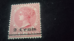 CEYLON- 1880 -69       4 C     VİCTORİA     SÜRSARJLI   DAMGASIZ - Sri Lanka (Ceylan) (1948-...)