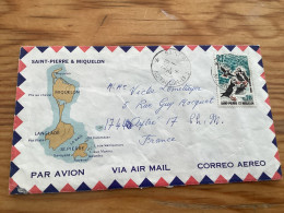 Enveloppe De Saint-Pierre Et Miquelon Oblitérée 1973 - Used Stamps
