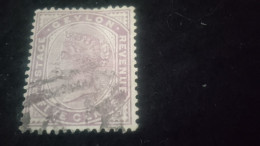 CEYLON- 1880 -69       5 C     VİCTORİA       DAMGALI - Sri Lanka (Ceylan) (1948-...)