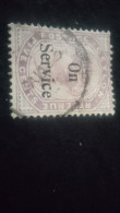 CEYLON- 1880 -69       5 C     VİCTORİA       DAMGALI  SÜRSARJLI - Sri Lanka (Ceylan) (1948-...)