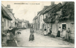 CPA Ecrite En 1916 * CRÉVECOEUR Le GRAND La Rue De Marseille ( Très Animée Femmes ) Debray Bollez Editeur - Crevecoeur Le Grand