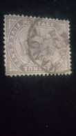 CEYLON- 1880 -69       5 C     VİCTORİA       DAMGALI - Sri Lanka (Ceylan) (1948-...)