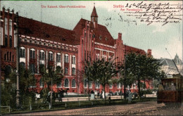 ! Alte Ansichtskarte Aus Stettin , Oberpostdirektion, Paradeplatz, 1904 - Polen