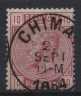 1883 - 38 Obl. Centrale Sc CHIMAY. TB. Voyez Les Autres Obl. Sur Cette émission - 1883 Léopold II