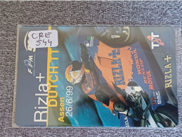 NETHERLANDS - CRE554 - Dutch TT Assen 1999 - MOTORCYCLE - RIZLA - GIGARETTE PAPER - 500EX. - Privées