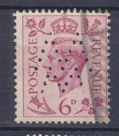 Great Britain Perfin Perforé Lochung 'MM' 1939 Mi. 206 X, GV. (2 Scans) - Perforés