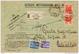 1936 LETTERA CON ANNULLO PALO DEL COLLE BARI - Portomarken