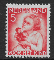 Olanda Paesi Bassi Nederland 1934 Child Care 5c Mi N.278 MH * - Ongebruikt