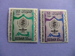 51 SOUDAN RÉPUBLIQUE SUDAN 1962 LUCHA CONTRA El PALUDISMO YVERT 142 / 143 * MH - Soudan (1954-...)