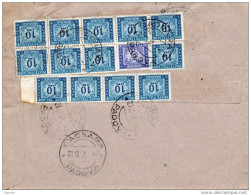 1952  LETTERA RACCOMANDATA CON ANNULLO SAONARA    PADOVA - Postage Due